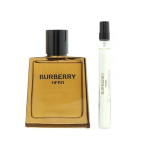 Burberry Hero EDP For Men 2-Piece Gift Set With Mini perfume Burberry Hero for Men EDP Gift Set