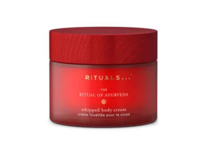 Rituals The Ritual of Ayurveda Whipped Body Cream 220ml 48-Hour Hydration Refillable Rituals The Ritual of Ayurveda Whipped Body Cream 220ml glass jar