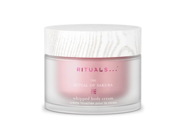 Rituals The Ritual of Sakura Whipped Body Cream 220ml glass jar