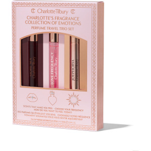 Charlotte Tilbury Fragrance Trio set with Love Frequency, More Sex and Joyphoria