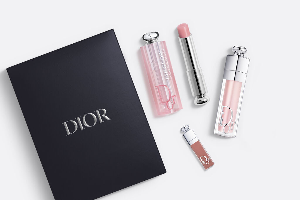 Dior Addict Lip Duo Gift Set Lip Glow 001 and Lip Maximizer 001 Pink Dior Addict Lip Duo Set with Lip Glow and Lip Maximizer