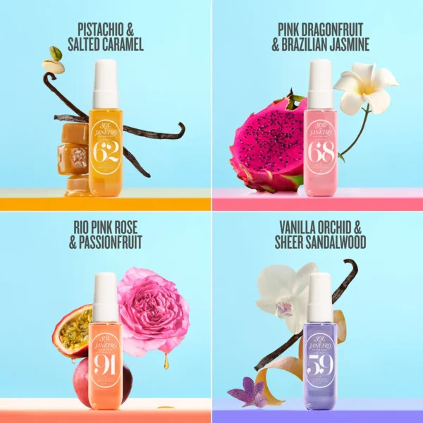 FRAGRANCENOTES- Cheirosa Perfume Mist Best Sellers Set Sol de Janeiro Cheirosa Perfume Mist Best Sellers Set
