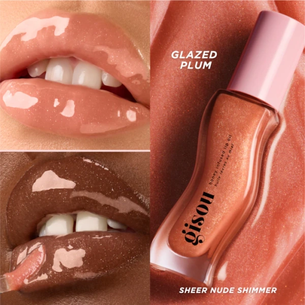Gisou Honey Infused Lip Oil Glazed Plum Gisou Honey Infused Lip Oil Glazed Plum