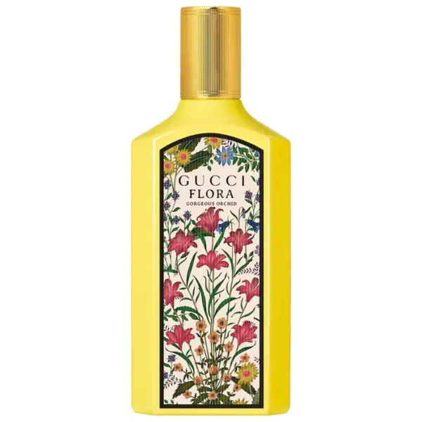 _Gucci - Flora Gorgeous Orchid Eau de Parfum with Vanilla_ Top notes: Vanilla Duo Heart notes: Vanilla Orchid Base notes: Ozonic accord The fragrance’s formula does not contain UV filters