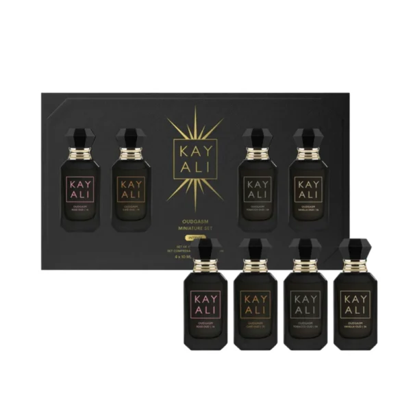Kayali Oudgasm Miniature Set Café Rose Tobacco Vanilla Oud 4x10ml