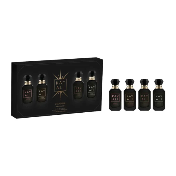 Kayali Oudgasm Miniature Set Café Rose Tobacco Vanilla Oud 4x10ml