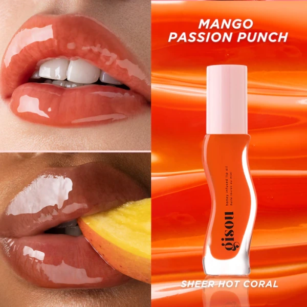 Gisou Honey Infused Lip Oil Mango Passion Punch