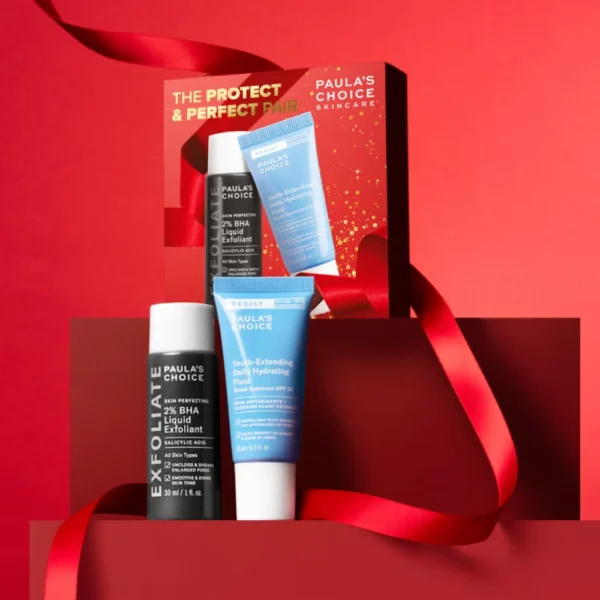 Paula's Choice Protect and Perfect Pair BHA Exfoliant and SPF 50 travel set Paula's Choice Protect and Perfect Pair BHA Exfoliant and SPF 50 travel set