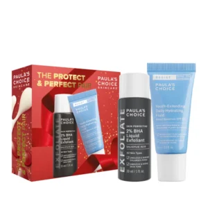 Paula's Choice Protect and Perfect Pair BHA Exfoliant and SPF 50 travel set
