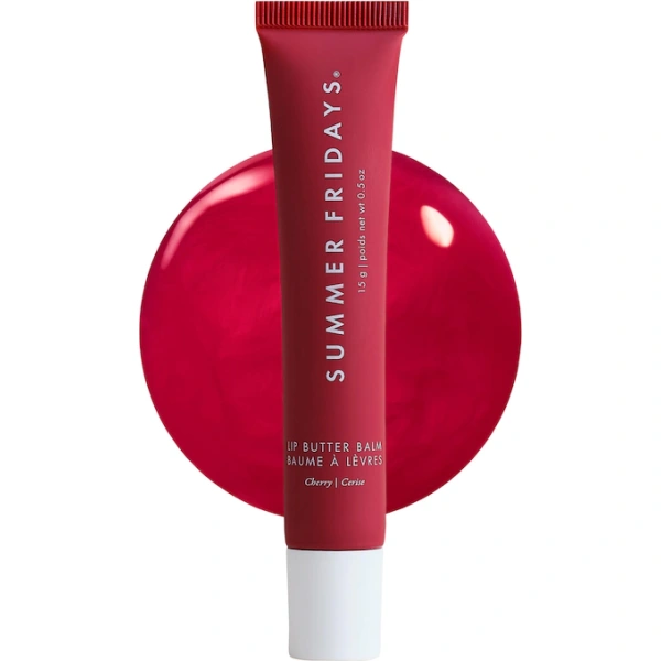 Summer Fridays Lip Butter Balm Cherry sheer red tint Summer Fridays Lip Butter Balm Cherry sheer red tint