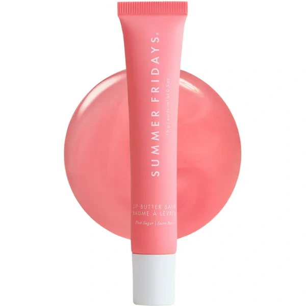 Summer Fridays Lip Butter Balm Pink Sugar sheer pink tint
