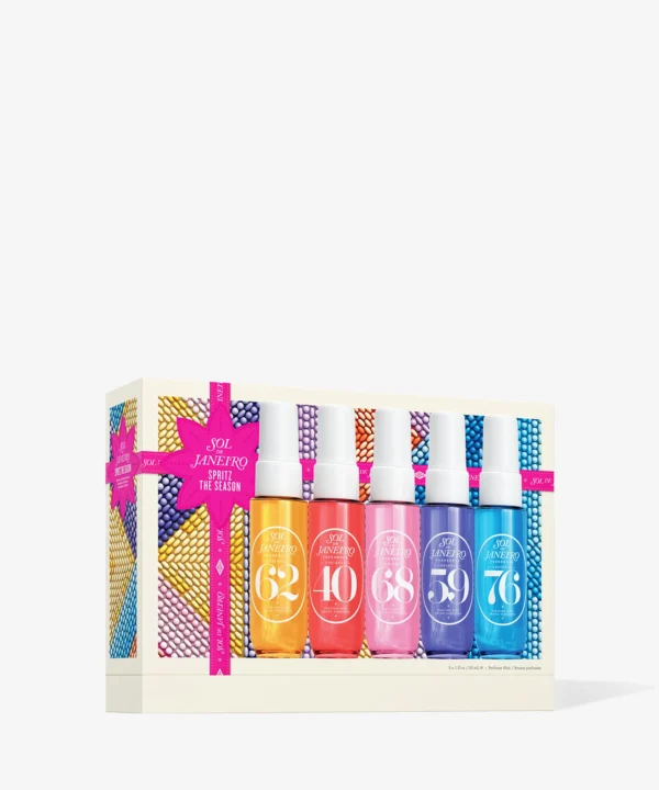 Sol de Janeiro Spritz the Season Set Cheirosa 62 40 68 59 76 Perfume Mist 5 Piece Sol de Janeiro Spritz the Season Perfume Mist Set five scents 30ml