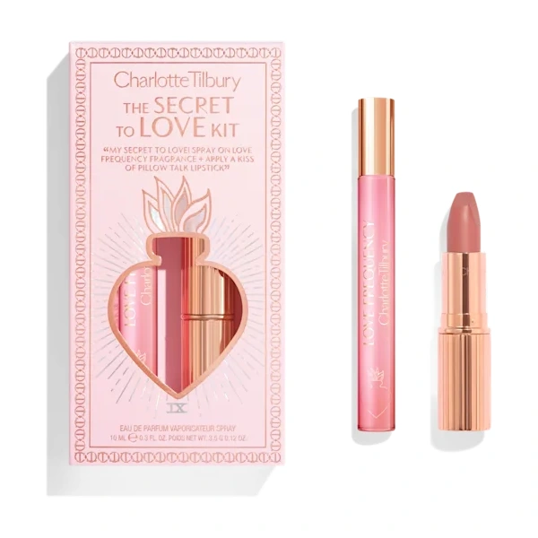 Charlotte Tilbury Secret to Love limited edition fragrance and lipstick gift set