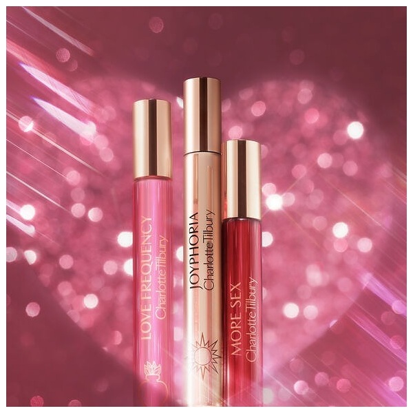 Charlotte Tilbury Collection of Emotions Fragrance Trio Set 3x10ml Charlotte Tilbury Fragrance Trio set with Love Frequency, More Sex and Joyphoria