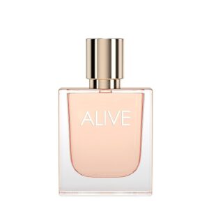 Shop Hugo Boss Alive Eau de Parfum for Women 50ml. A fruity floral woody fragrance with apple, plum, jasmine sambac, and vanilla for a warm, radiant scent.