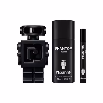 rabanne-phantom-parfum-spray-gift-set-100ml Paco Rabanne Phantom gift set 100 ml bottle with travel spray and deodorant