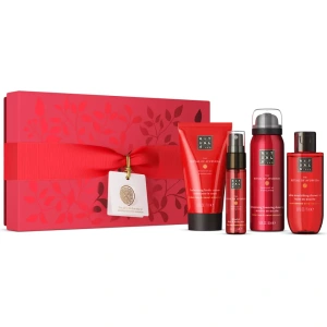 Rituals The Ritual of Ayurveda Small Gift Set Shower Gel Oil Body Cream Hair Body Mist Indian Rose Sweet Almond Oil Rituals The Ritual of Ayurveda Small Gift Set four piece body care