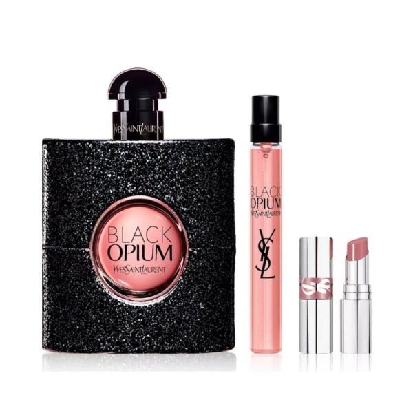 YSL Black Opium EDP 3-Piece Gift Set for Women